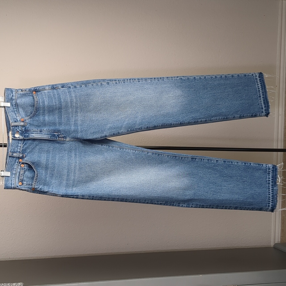 Madewell Rail Straight High Rise Jean Sz 27 Inseam 33" - Picture 2 of 16